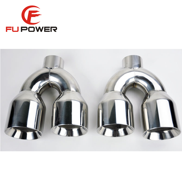 Universal Car Exhaust Muffler Stainless Steel Exhaust Tail Pipe