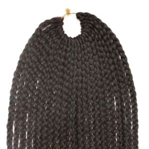 Perruque en crochet tressée à trois brins, double trame, torsadée sénégalaise, en fil synthétique résistant à la chaleur, dreadlocks africaines - Product Image 5