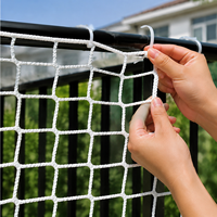 Filet de sport en PE sans nœuds, renforcé et résistant aux intempéries, pour terrains de football et de tennis – Approvisionnement direct usine