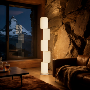 Nhà máy tùy chỉnh bán buôn xếp chồng lên nhau Cube Đèn sàn, thích hợp cho bảo tàng, phòng trưng bày, phòng khách và khách sạn trang trí nội thất - Product Image 3