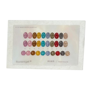 SUUSEEGEL Lot de 10 vernis gel effet diamant broyé automne-hiver, gel UV à paillettes haute densité, professionnel pour salon de manucure, vente en gros - Product Image 6