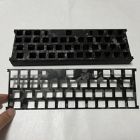 Plaque de clavier mécanique CNC en Fiber de carbone forgée, avec personnalisation, gaming