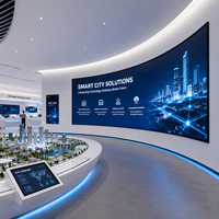 Panneau mural vidéo LED à pas fin LEDTAO PRO 1.5 intérieur 1080P IP65 étanche pour salle de contrôle et studio de télévision