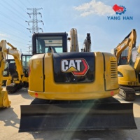 Mini-excavatrice hydraulique d'occasion CAT 308E2, 7 tonnes, pour travaux de construction