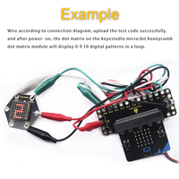 Módulo de Matriz de Puntos Honeycomb de Keyestudio para Microbit, para la Educación en Programación STEM