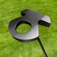 Ensemble d'entraînement de golf portable pour droitiers, putter durable en acier au graphite avec poignée en caoutchouc forgé, sac de golf et clubs inclus