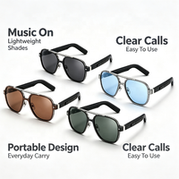 Lunettes Intelligentes IA de Haute Technologie avec Interrupteur Inductif, Verres Photochromiques, Traduction en Temps Réel et Musique