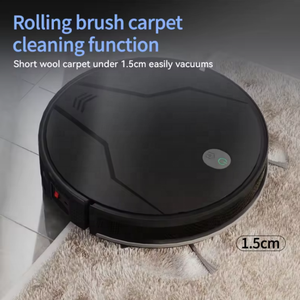 مكنسة روبوتية للتحكم عن بعد من خلال تطبيق Tuya، جديدة لعام 2024، مزودة بجيروسكوب للتنظيف الرطب والجاف مع خاصية المسح - Product Image 6