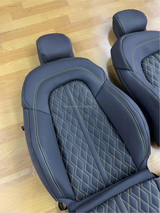 Coprisedile <span class=keywords><strong>Auto</strong></span> Sportivo Personalizzato per Mercedes BMW <span class=keywords><strong>Audi</strong></span> Lexus, Alta Qualità, Impermeabile, in Vera Pelle PU Resistente all'Usura - Product Image 6