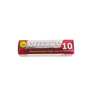 Papier d'aluminium de qualité supérieure, 30M, 50M, 100M, 150M, argenté, gaufré, recyclable, pour emballage alimentaire, utilisation en cuisine - Product Image 5