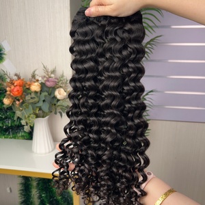 Hair Extensions Unprocessed Raw Hair Natural <b>Deep</b> <b>Wave</b> Bundle Virgin Human Hair Bundles - Product Image 2