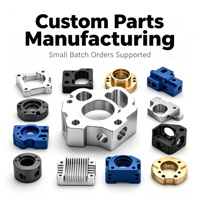 Komponen Presisi Khusus dari Baja Tahan Karat yang Dibuat dengan Mesin CNC, Pemesinan Aluminium, Komponen Logam Kecil, 5 Axis OEM