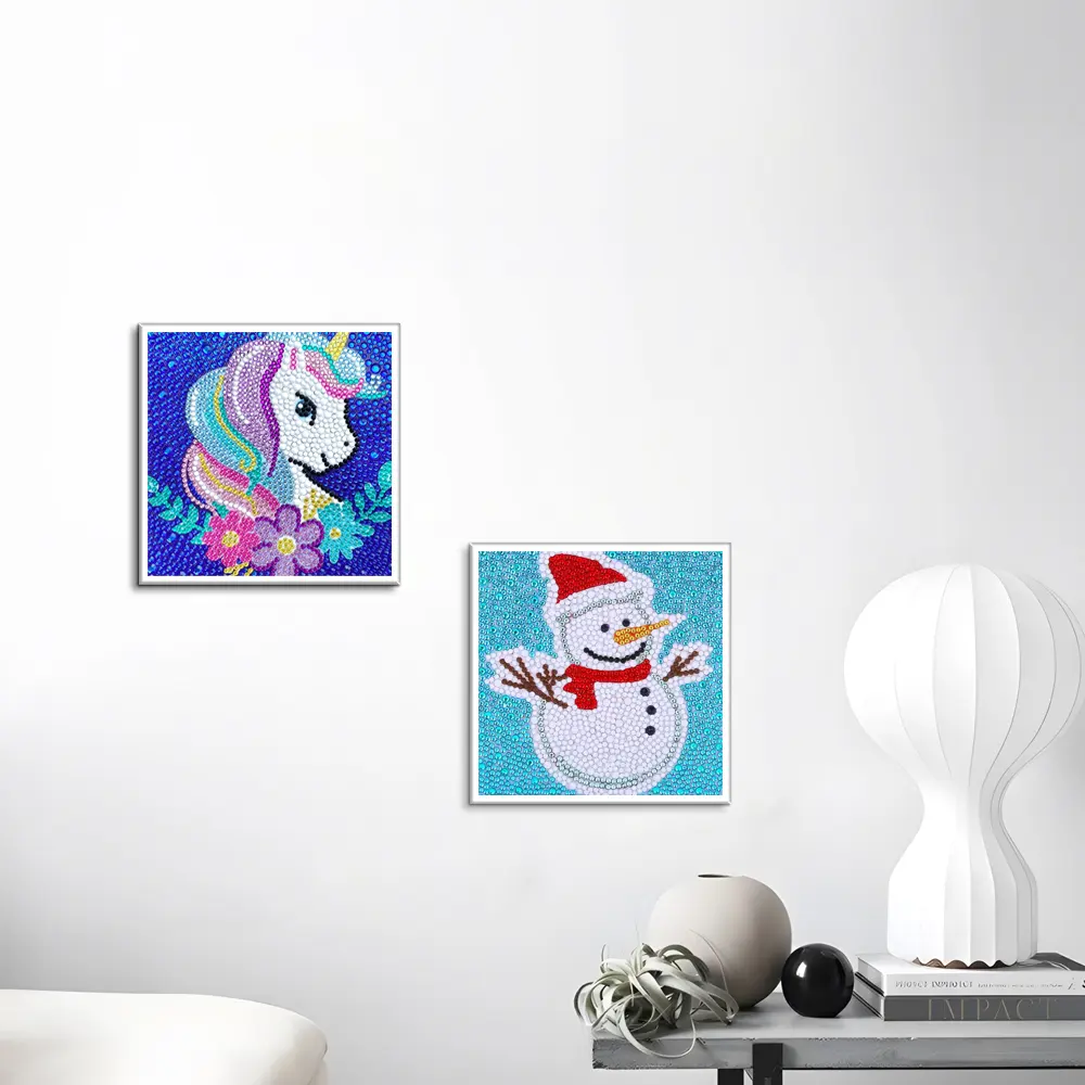 Lovely snowman Diamond Painting 5D full drill Diamond Painting for Home Decors