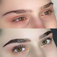 Kit DIY Semipermanente para Lifting de Pestañas y Cejas con Loción Vegana sin Olor a Cisteamina de un Solo Paso, Etiqueta Personalizada