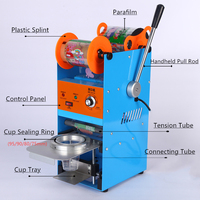 Machine à sceller les tasses à thé de bonne qualité, capacité de 700 ml, machine à sceller de 90/95 mm pour l'emballage alimentaire