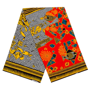 Tissu imprimé à la cire 100 % coton pur réactif lavable pour nappes de <span class=keywords><strong>cuisine</strong></span>, serviettes et décoration de salle à manger - Product Image 2