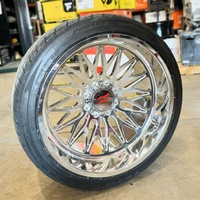 Jantes tout-terrain finition CNC 22x12 24x14, jantes de camion à déport profond 8x139.7, jantes en alliage forgé pour Ford, RAM, Toyota, Dodge H2, Jeep, Toyota