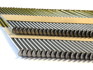 Clous de charpente galvanisés à <span class=keywords><strong>34</strong></span> <span class=keywords><strong>degrés</strong></span> de 3 pouces Bande de papier à anneau à tige lisse Matériau commun en acier pour clous - Product Image 6