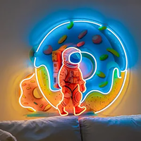 LED Neon burcu özel Logo işareti hızlı teslimat dükkanı restoran duvar dekorasyon el yapımı düğün gelin olmak parti duvar sanatı ışık
