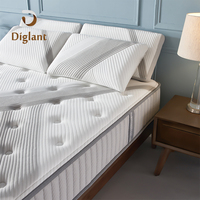 Matelas à Ressorts Populaire et de Bonne Qualité King Size 10 Pouces, en Gros d'Usine, Mousse à Mémoire de Forme Roulé