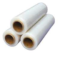 Prix d'usine Film étirable 450mm largeur 20mic 2kg rouleaux pour l'emballage de palettes