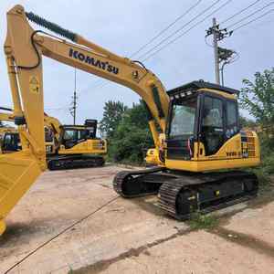 Дешевая цена, 10-тонная Механическая лопата Komatsu PC110, оригинальный подержанная модель 2023 экскаватора, хорошее состояние двигателя, моторный насос - Product Image 1