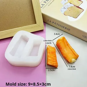 Molde <span class=keywords><strong>de</strong></span> silicona para <span class=keywords><strong>chocolate</strong></span>, yeso <span class=keywords><strong>de</strong></span> azúcar, jabón y pasteles, <span class=keywords><strong>con</strong></span> forma <span class=keywords><strong>de</strong></span> costilla <span class=keywords><strong>de</strong></span> salmón, camarón, pierna <span class=keywords><strong>de</strong></span> pollo frita y patatas fritas, resistente al calor - Product Image 4