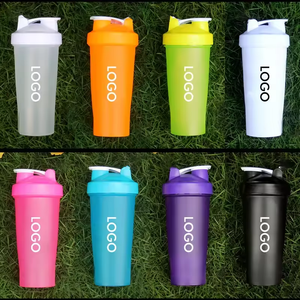 Wholesale Logo Custom <strong>Shaker</strong> Water Bottle <strong>Shaker</strong> Bottle Fitness Gym Protein Bottles Sport PP Plastic BPA Free Sample - Product Image 2