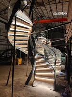 Escalier circulaire d'escalier incurvé-Escalier circulaire d'escalier incurvé de Chine Escaliers hélicoïdaux et incurvés