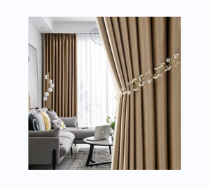 Pendentif brillant satin léger conçu sur mesure impression douce 100 polyester organza tissu uni - Product Image 1