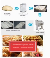 Machines de boulangerie pour la fabrication du pain, ligne de production de pains, état neuf, pour mouleuse à pain de mie, nécessite lait et farine