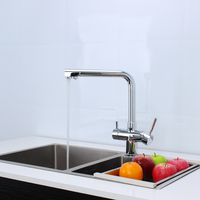 Meilleures ventes Robinet de cuisine en acier inoxydable 5 voies avec filtre à eau réfrigérée, eau gazeuse et système d'osmose inverse 5 en 1