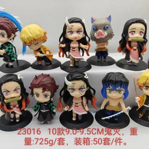 10 pièces/ensemble Figurines d'anime populaires Demon Slayer Kimetsu No Yaiba Kamado Tanjirou Nezuko Figurine de manga Catcher Gachapon Boîte à œufs - Product Image 3