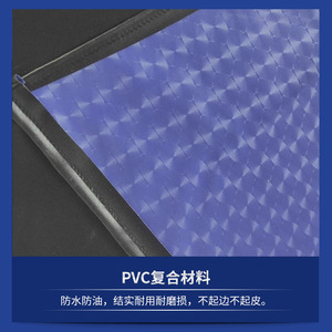 Pvc Composite Bib Apron 80x110cm Waterproof Oil Proof Industrial Work Protective Apron For Cooking And Production - Product Image 5