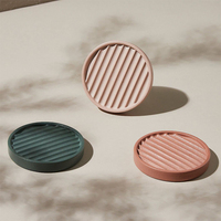 Prix d'usine Dessous de verre en acrylique à design personnalisé Dessous de verre en plastique avec logo 3D pour boissons, café et tasses à thé