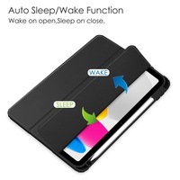 Étui de tablette en acrylique antichoc intelligent pour iPad 10 10,9 pouces 2022 10e génération, coque de protection pour iPad 11 2025, fabrication