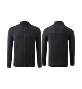 Chaqueta Deportiva Azul de Tejido Softshell, Cuello Alto, Cierre Completo, Resistente al Viento, Impermeable y Transpirable, para Correr - Product Image 4