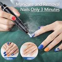 Perceuse à ongles professionnelle avec fonction power bank, polisseuse à ongles à faible bruit, perceuse à ongles rechargeable pour manucure