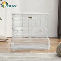 Petite cage à oiseaux pour perruches, perroquets, agapornis, perruchons, pinsons, canaris, cage en métal pour perroquets pour la maison, cages de reproduction pour perruches