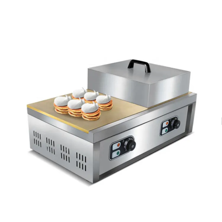 Commercial Kitchen Snack Bar Equipment Arabic Mini Pancake/ Souffle Baking Machine