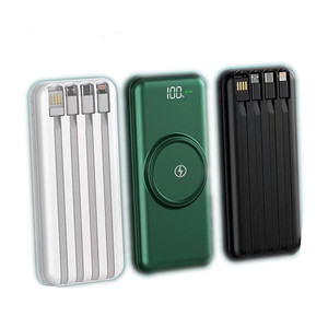 Customized Logo Wireless Charger Power Banks 20000mah Fast Charging Power Bank Fast Charge Power Bank 20000