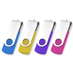 Ổ đĩa USB bán buôn đầy đủ công suất USB 2.0 biểu tượng tùy chỉnh giá rẻ USB Stick Pen Drive Pendrive 128Mb Mini Flash Drives màu xanh