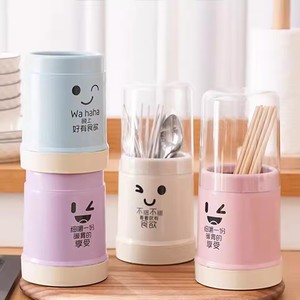 Nouvel accessoire de cuisine mignon : support de rangement et d'essorage pour cuillères et baguettes, égouttoir, panier à couverts, organisateur H0Y1 - Product Image 1