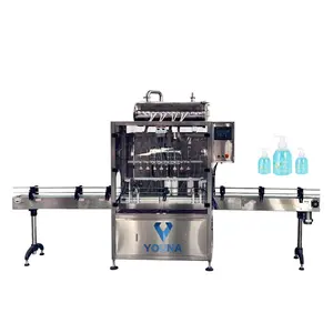 high precision low foamy liquid 100-500ml filling machine 8 heads makeup remover liquid automatic filling machine