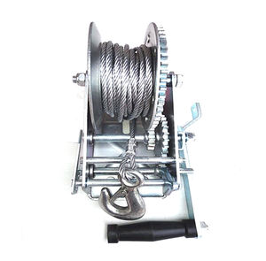 Wendy kerekan listrik portabel kerekan tangan Winch untuk dijual 600LB 800LB <span class=keywords><strong>1000LB</strong></span> 1200LB OEM 3 tahun roda gigi pacu kawat logam Winch 2.5Kg - Product Image 2