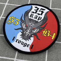 Badges tissés personnalisés à la vente chaude, logo de marque, nom de l'équipe, à coudre ou à repasser, patchs tissés pour vêtements
