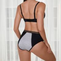 Super Offre Culottes Menstruelles Femme Réutilisables Anti-Fuites Lavables Unies 3 Couches Absorbantes