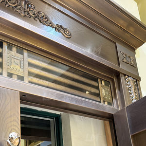 Porte de sécurité blindée classique de luxe, porte à double entrée sculptée ornée, portes doubles de sécurité turques pour maisons de luxe - Product Image 5