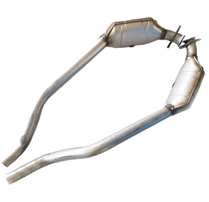 Catback baja tahan karat nilai tinggi sistem knalpot Fit langsung konverter katalis untuk Jaguar XF <span class=keywords><strong>3</strong></span>.0 2009 - 2015 - Product Image 5