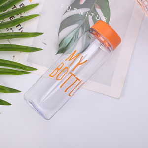 Commercio all'ingrosso di vendita calda bottiglia colorata 600ml la mia bottiglia di vetro portatile bottiglia di acqua con Logo personalizzato - Product Image 6